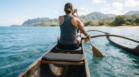 Choose a non slip outrigger seat pad that stays in place