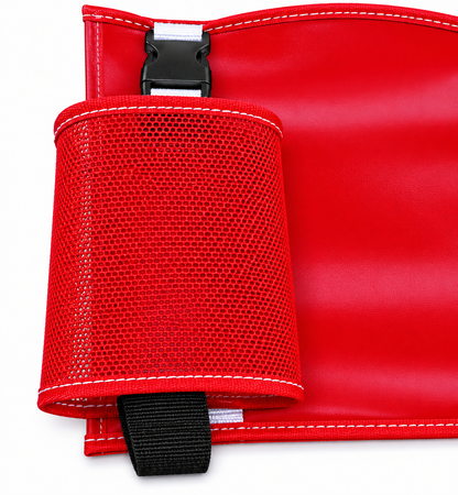 Padded Canoe Seat with Bottle Holder